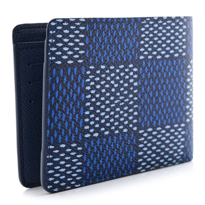 Louis Vuitton Damier Heritage Multiple Wallet Blue 3 of 7