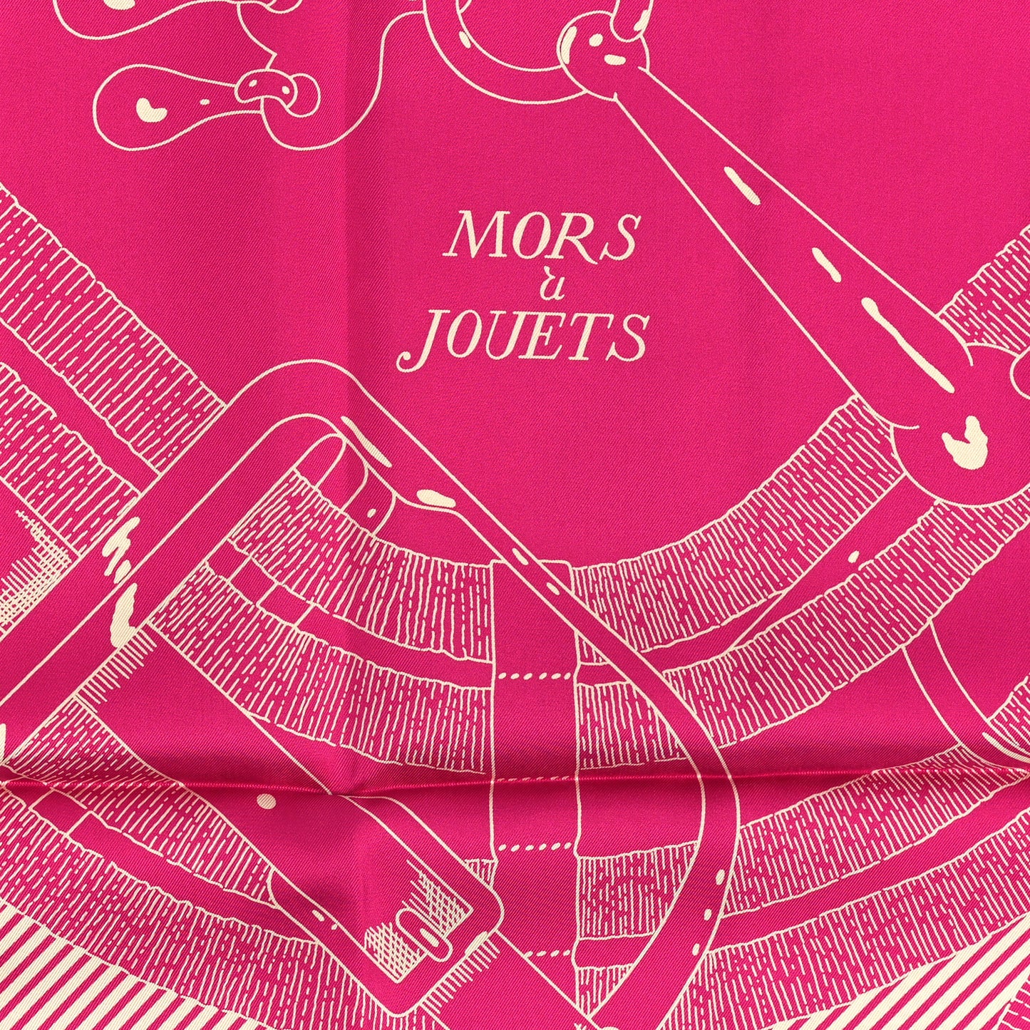 Silk Mors A Jouets Chemise Scarf 90 Petunia Creme