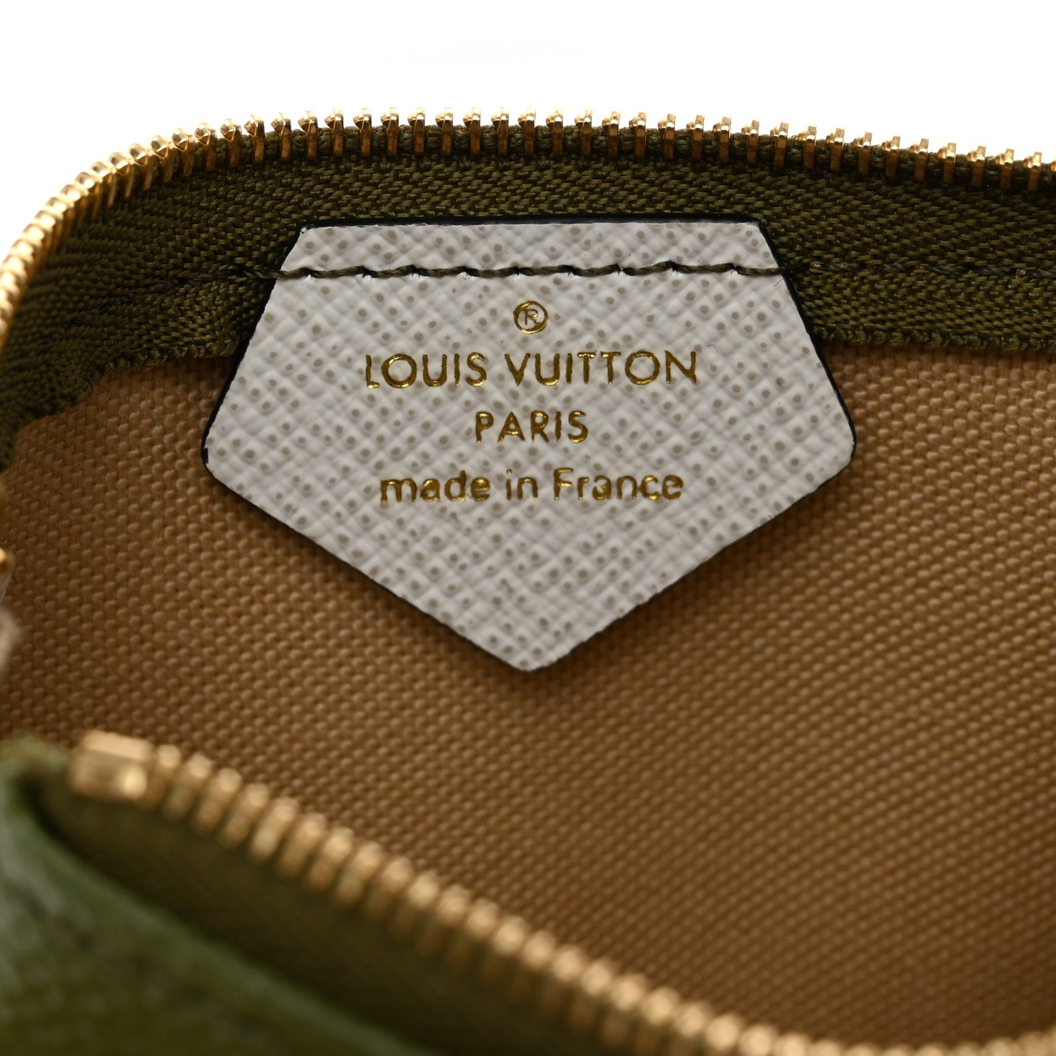Louis Vuitton Monogram Giant Micro Pochette Accessories Kaki White 5 of 10