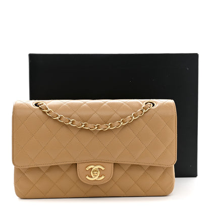 Chanel Caviar Quilted Medium Double Flap Beige 11 of 11