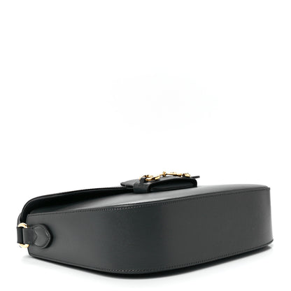 Gucci Azalea Calfskin Web Horsebit 1955 Shoulder Bag Graphite Grey 4 of 11