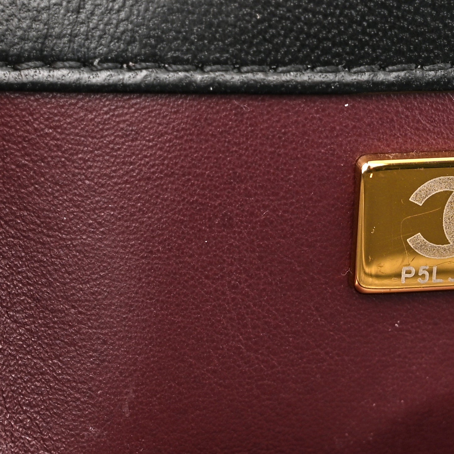 Lambskin Quilted Medium Trendy CC Flap Dual Handle Bag Black