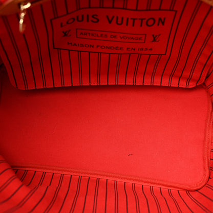 Louis Vuitton Monogram Jungle Dots Neo Neverfull MM Coquelicot Denim 5 of 13