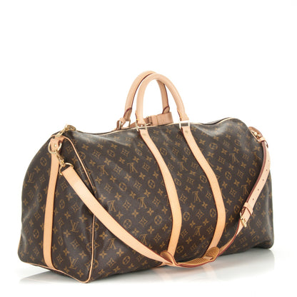 Louis Vuitton Monogram Keepall Bandouliere 55 3 of 8