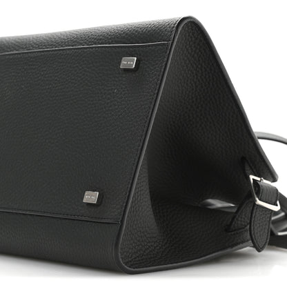 The Row Grained Calfskin Soft Margaux 10 Bag Grey 9 of 9