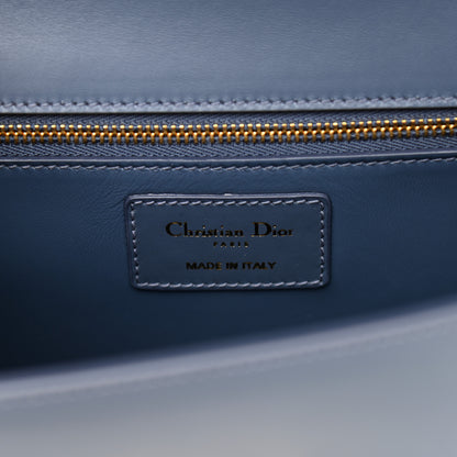 Christian Dior Smooth Calfskin 30 Montaigne Flap Bag Blue 6 of 8
