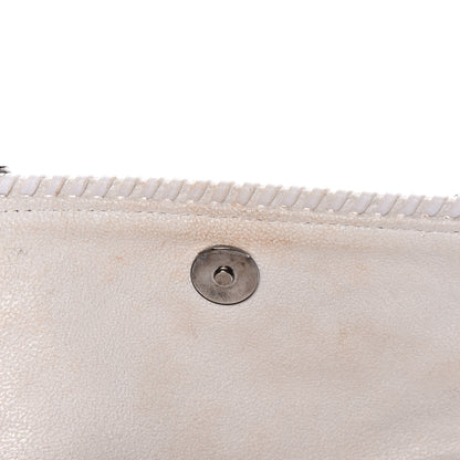 Stella McCartney Shaggy Deer Quilted Mini Falabella Fold Over Tote Chalk 8 of 17