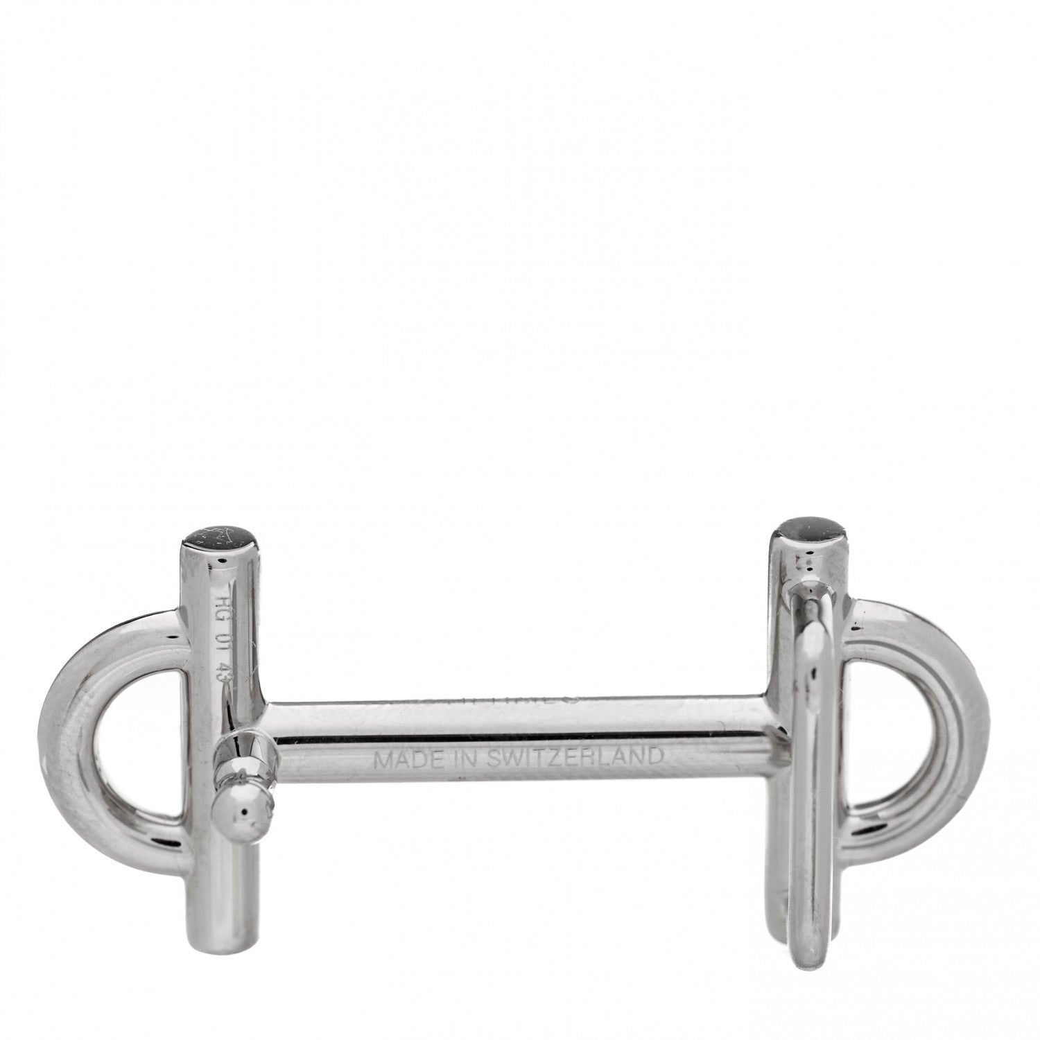 Hermes Palladium 24mm Gamma H Belt Buckle 3 of 3