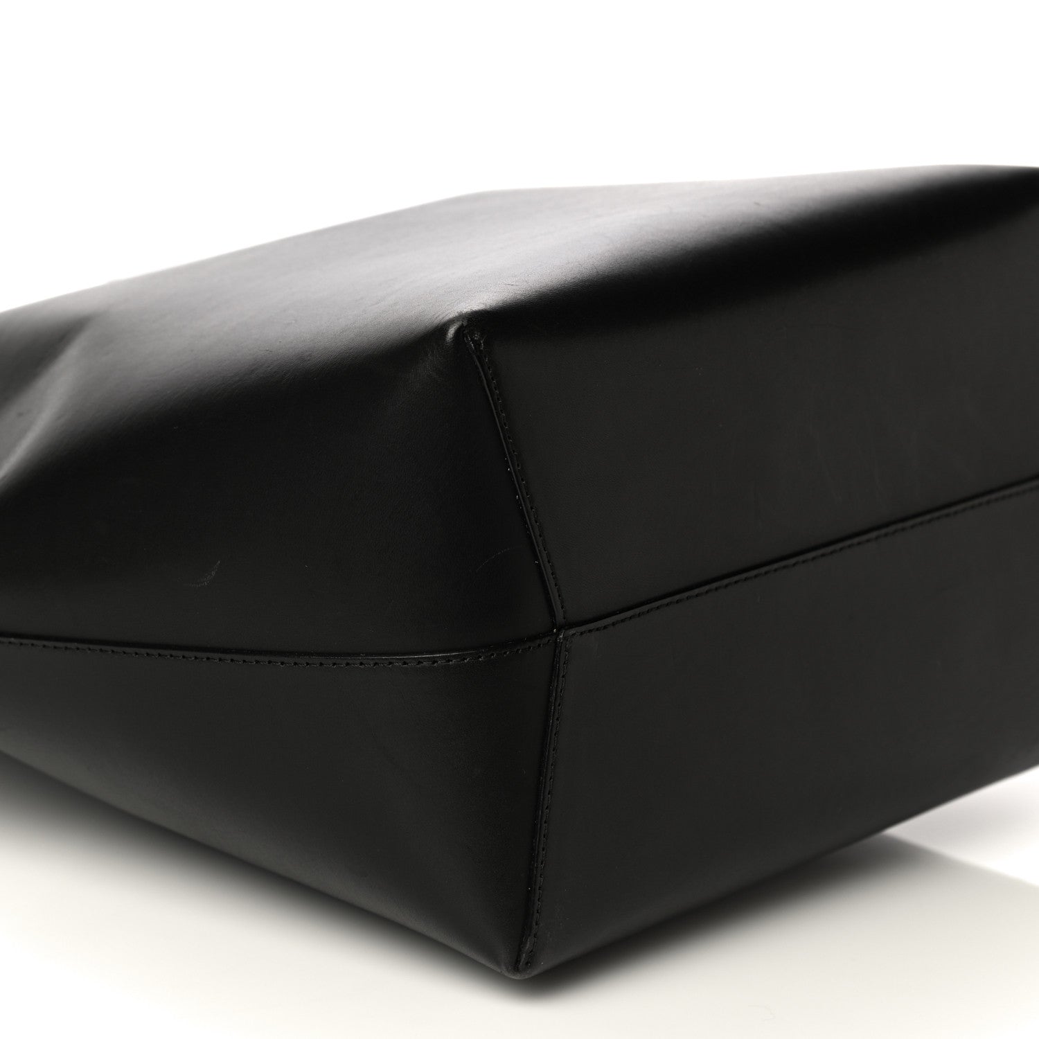 Mansur Gavriel Vegetable Tanned Calfskin Bucket Bag Black Ballerina 10 of 25
