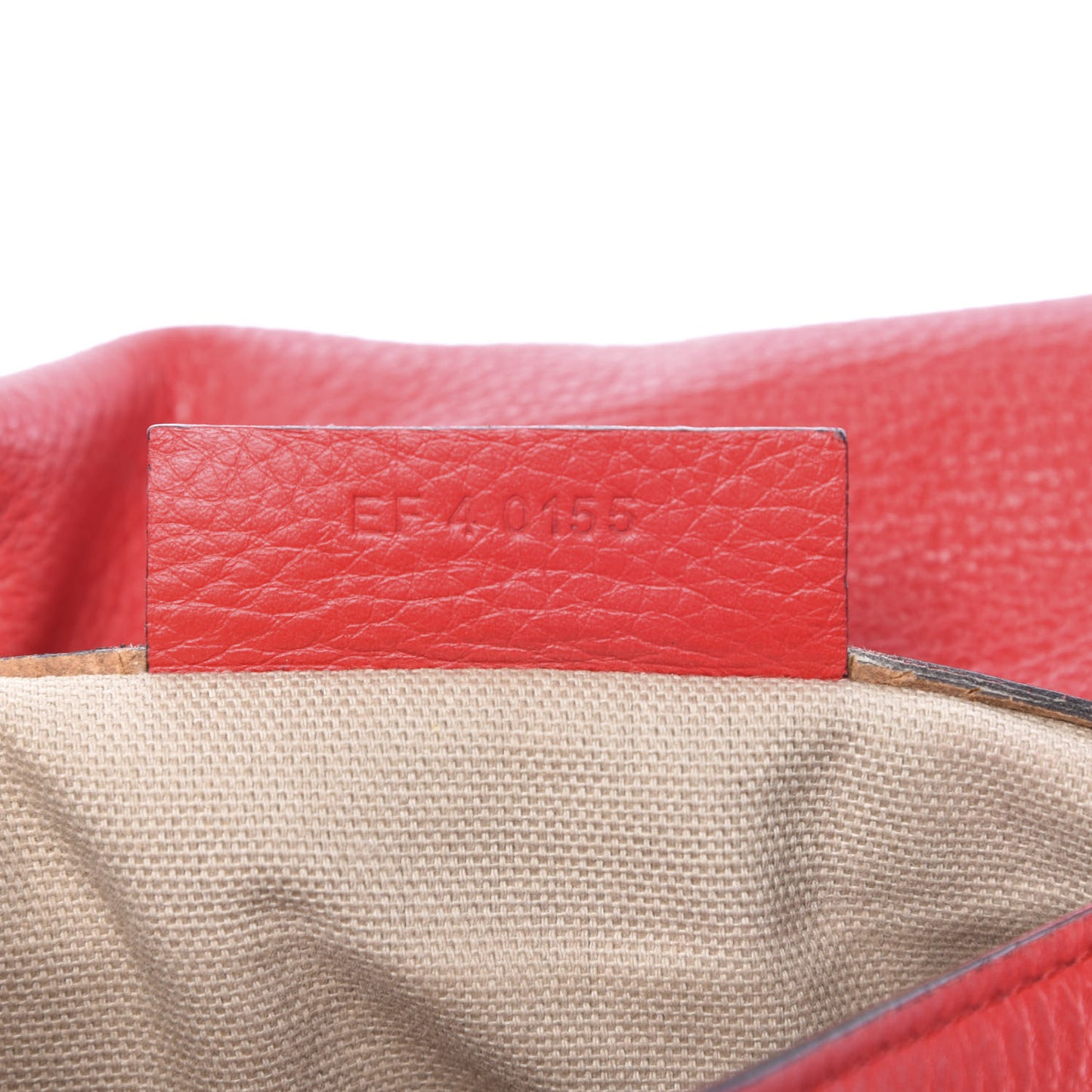 Waxy Grained Calfskin Mini Pandora Pure Flap Bag Medium Red