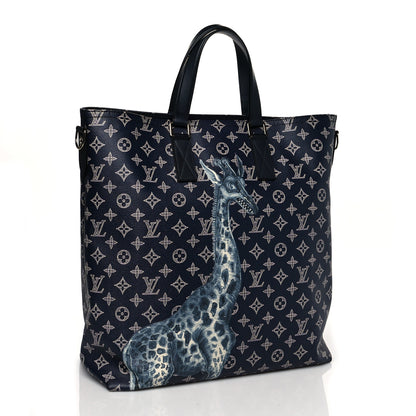 Louis Vuitton Savane Monogram Chapman Atlas Tote Ink 3 of 9