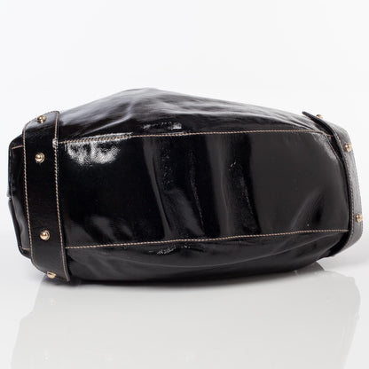 Gucci Patent Leather Medium Pelham Black 6 of 10