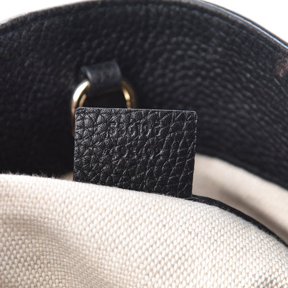 Gucci Pebbled Calfskin Medium Soho Chain Shoulder Bag Black 7 of 14