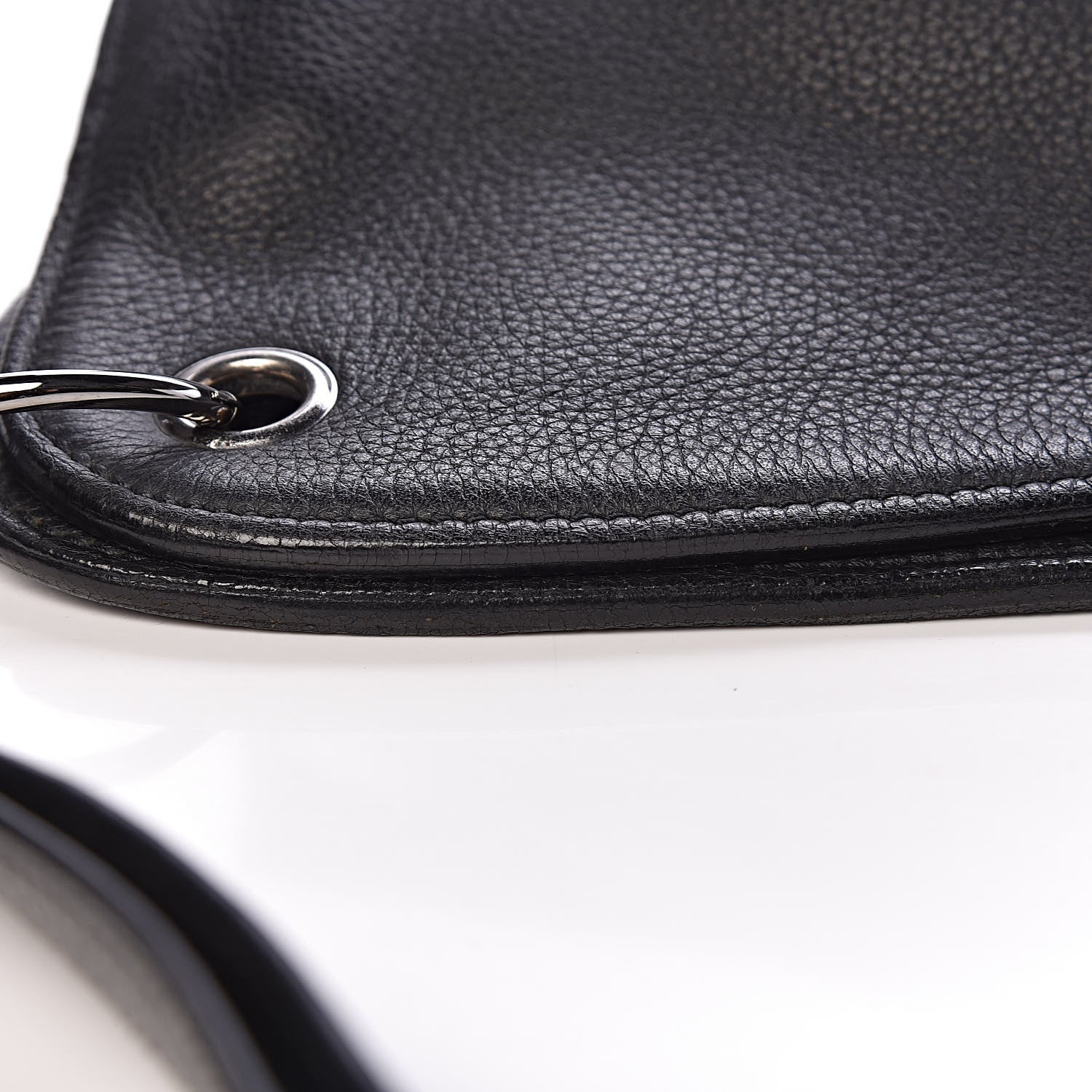 Gucci Grained Calfskin Large Shoulder Bag Black 11 of 16