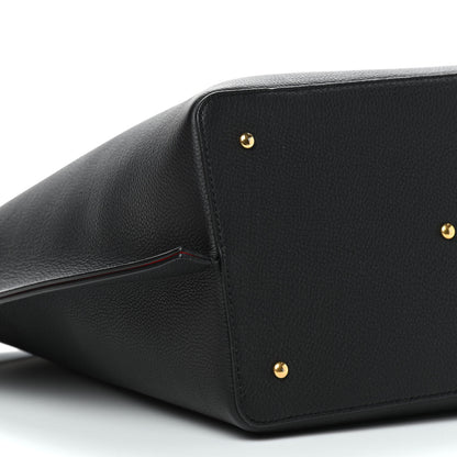 Valentino Garavani Grainy Calfskin Escape Hobo Bag Black 9 of 10