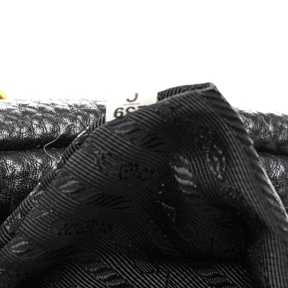 Prada Vitello Daino Bauletto Black 7 of 10