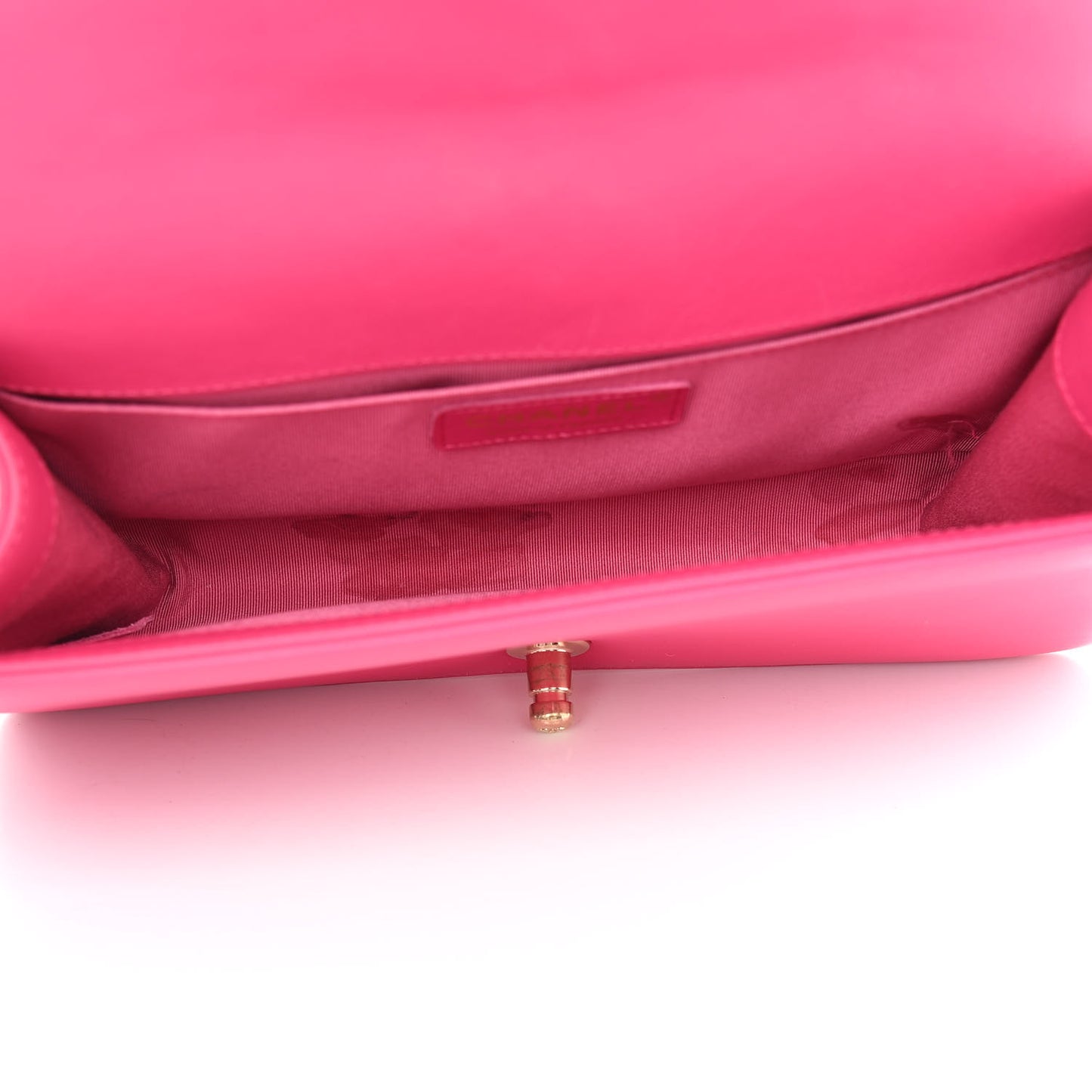 Lambskin Quilted Medium Boy Flap Pink