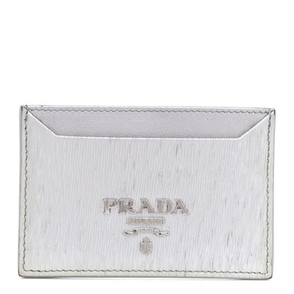 Prada Vitello Move Card Holder Cromo 1 of 7