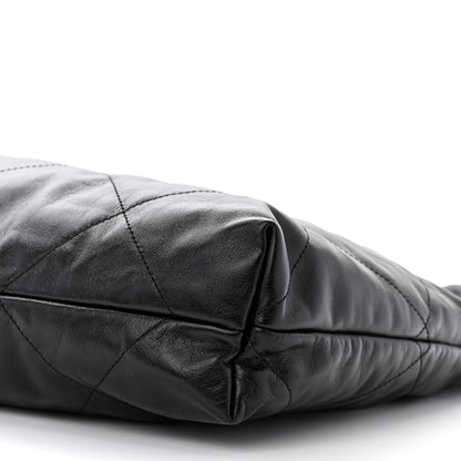 Chanel Shiny Calfskin Quilted Chanel 22 Black 11 of 11