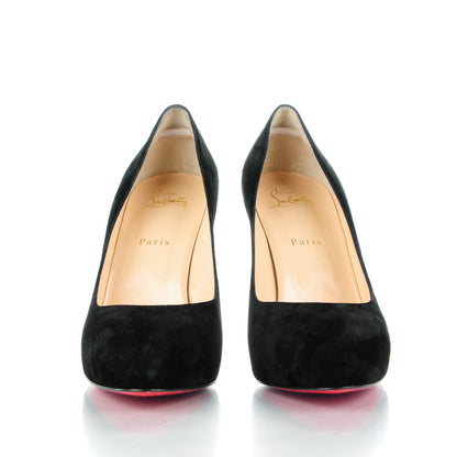 Christian Louboutin Suede New Declic 120 Pumps 40 Black 2 of 9