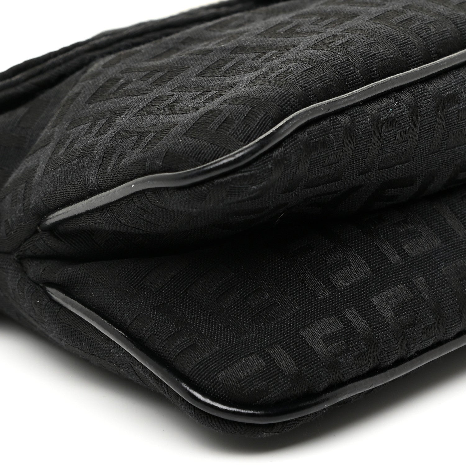 Fendi Zucchino Baguette Black 8 of 22
