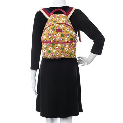 Gucci Canvas Childrens Flower Mushroom Print Backpack 2 of 12