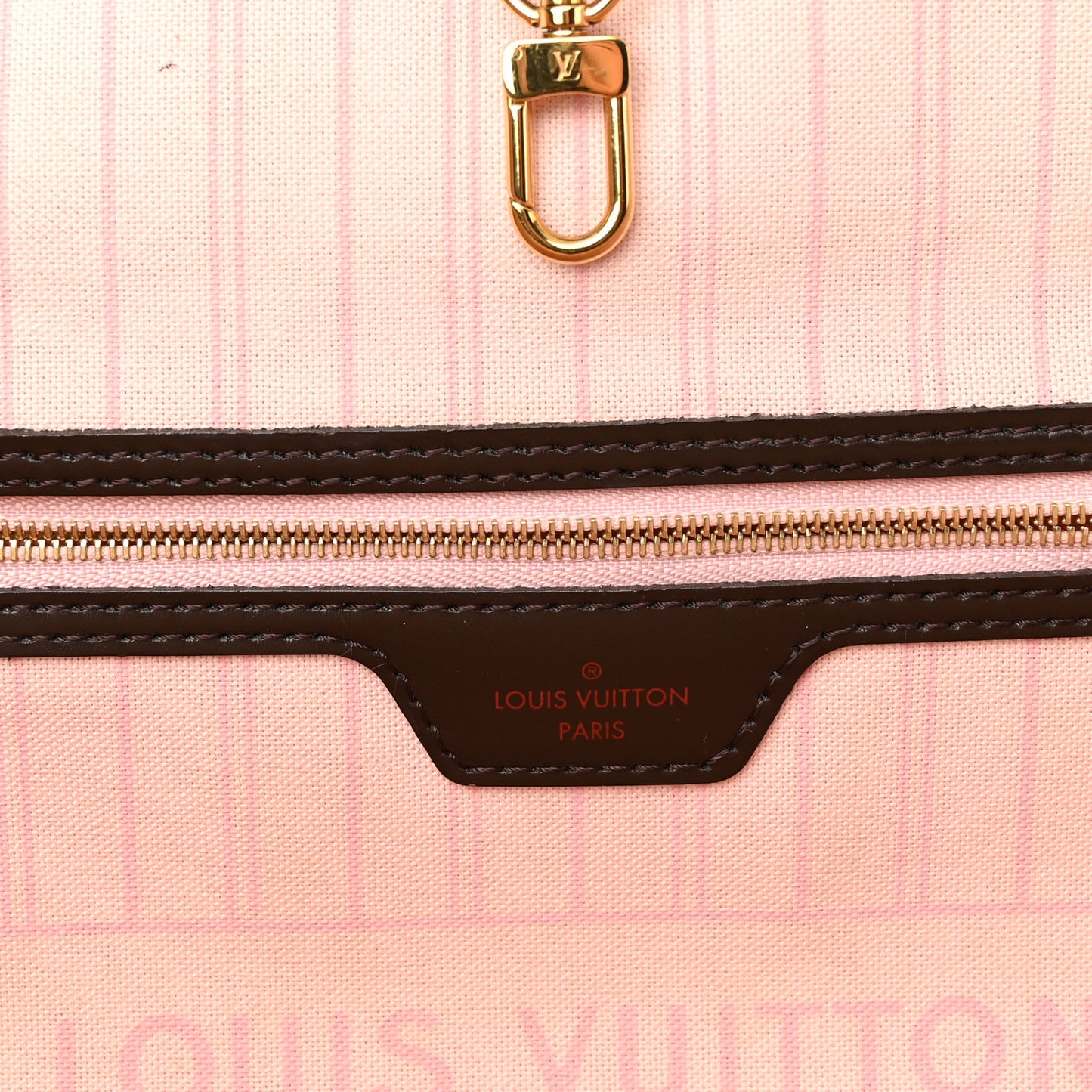 Damier Ebene Neo Neverfull MM Rose Ballerine