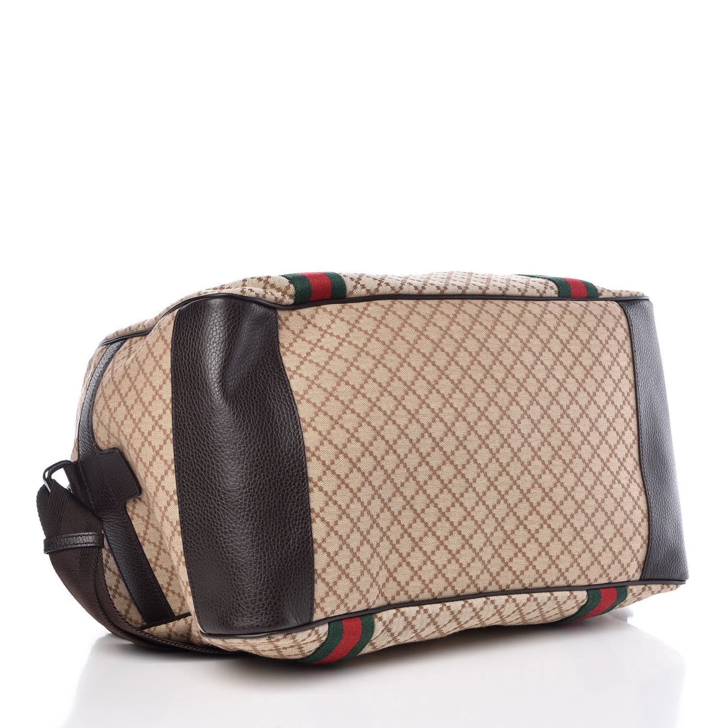 Diamante Large Web Carry On Duffle Bag Brown