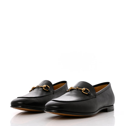 Gucci Calfskin Womens Jordaan Loafers 36.5 Black 3 of 12
