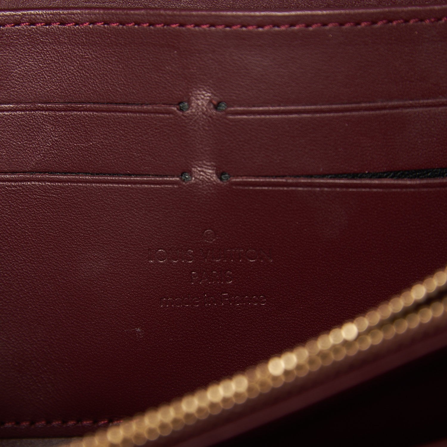 Louis Vuitton Vernis Zippy Wallet Rouge Fauviste 6 of 7