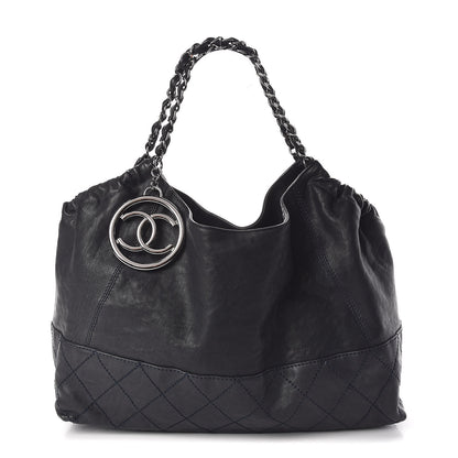 Chanel Calfskin Baby Coco Cabas Navy Blue 1 of 14