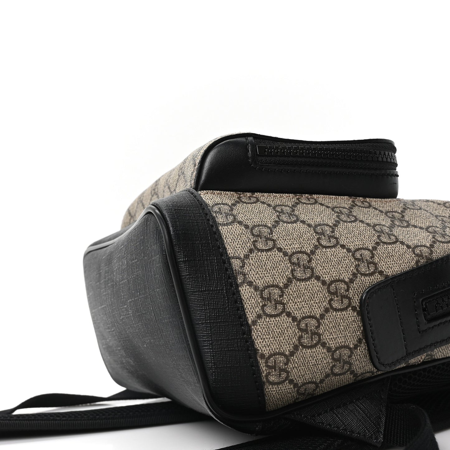 GG Supreme Monogram Small Eden Day Backpack Black