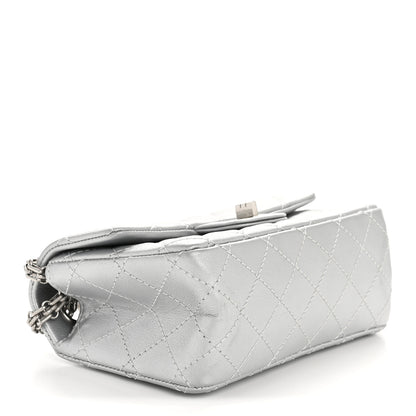 Chanel Metallic Grained Calfskin Quilted 2.55 Reissue Mini Flap Argent 4 of 11