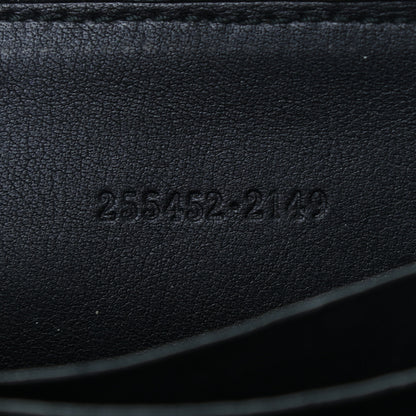 Gucci Guccissima Zip Around Card Case Black 7 of 7