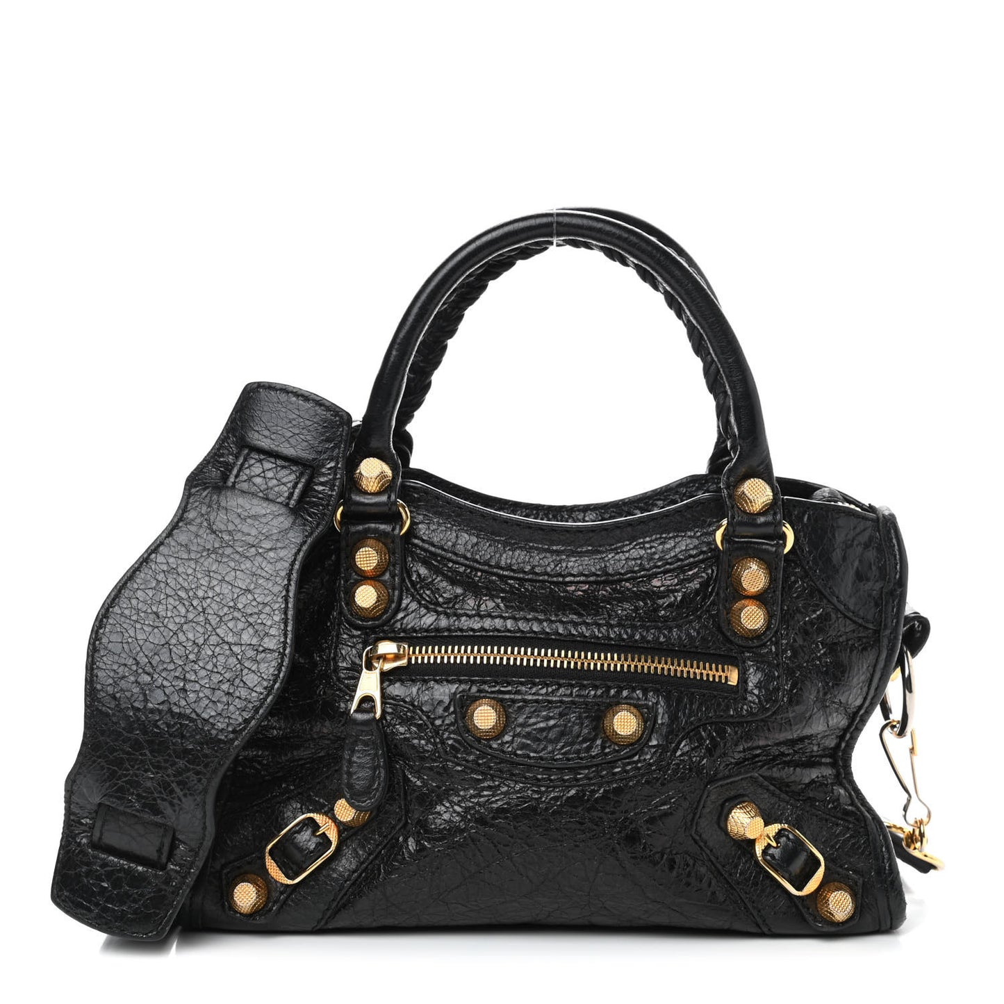 Agneau Giant 12 Gold Hardware Mini City Black