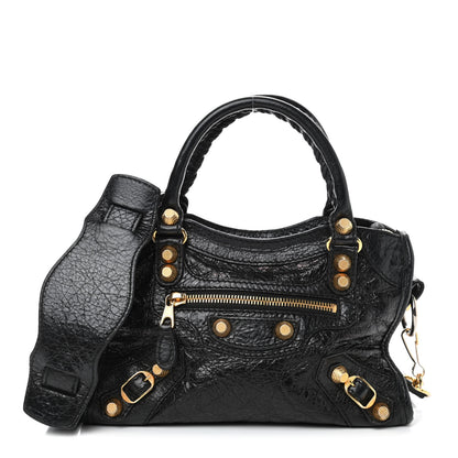 Balenciaga Agneau Giant 12 Gold Hardware Mini City Black 1 of 4