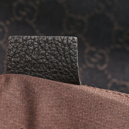 Gucci Denim Monogram Hobo Dark Brown 6 of 11