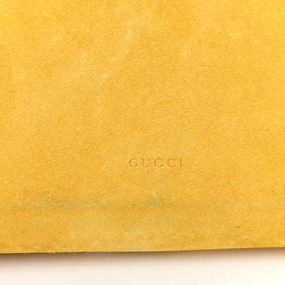 Gucci Suede Mini Dionysus Chain Wallet Yellow 14 of 17