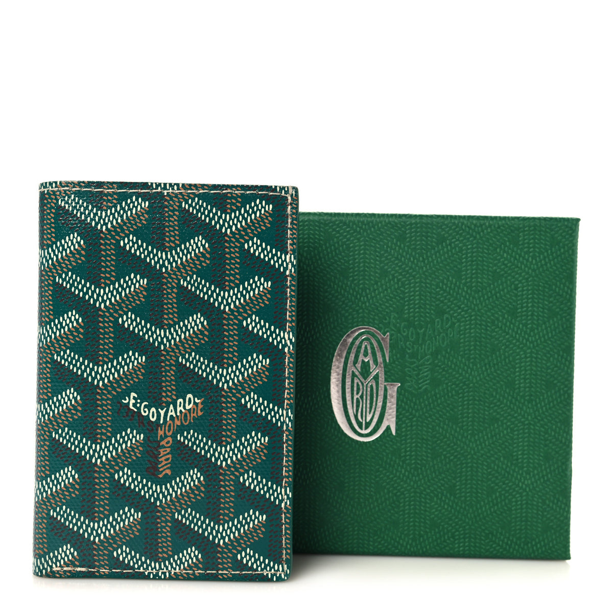 Goyard Goyardine Saint Pierre Card Holder Green 7 of 7