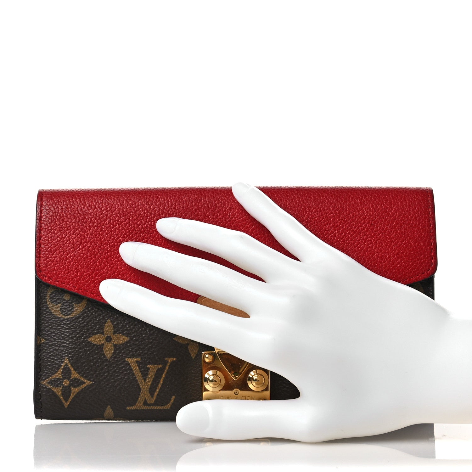 Louis Vuitton Monogram Pallas Wallet Cherry 2 of 8