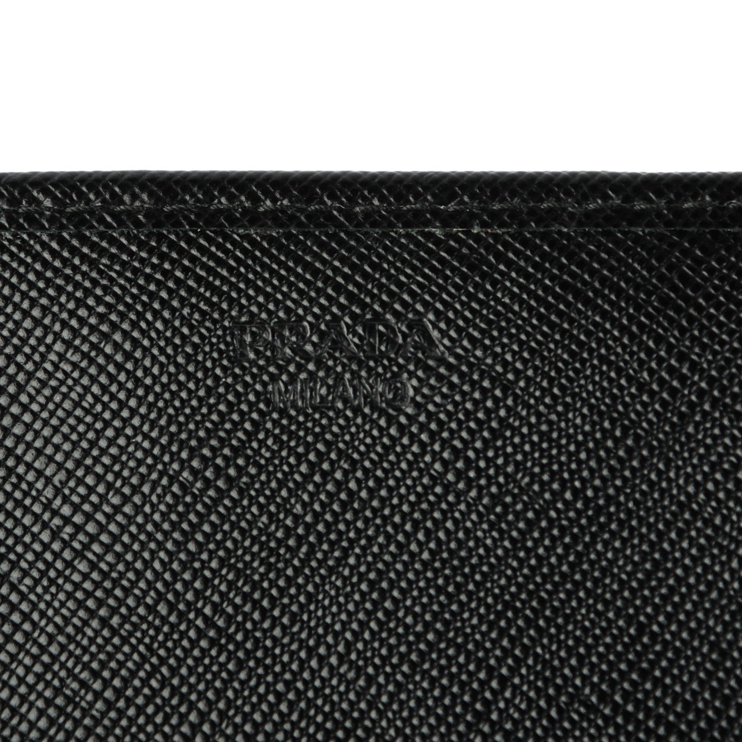 Prada Saffiano Metal Continental Flap Wallet Nero Black 6 of 8