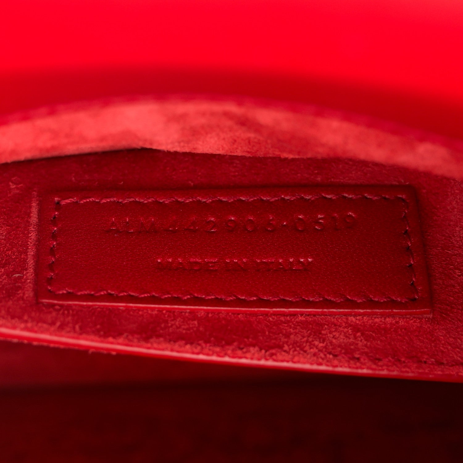 Saint Laurent Calfskin Medium Monogram Sunset Rouge Eros 6 of 9