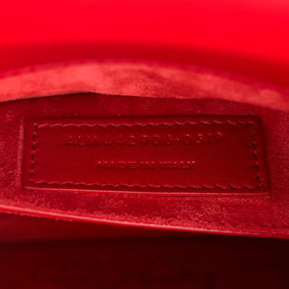 Saint Laurent Calfskin Medium Monogram Sunset Rouge Eros 6 of 9