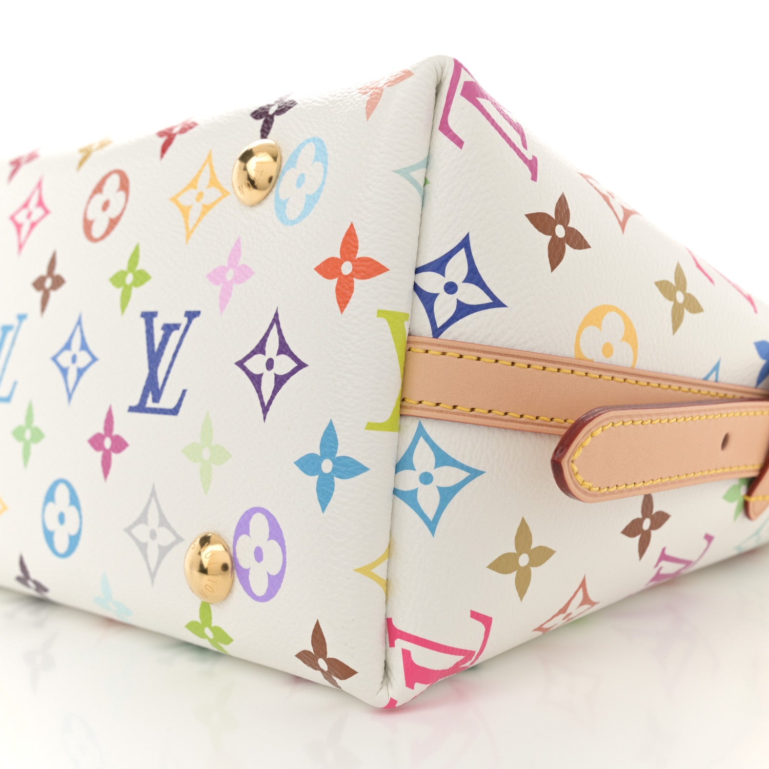Louis Vuitton LV X TM Monogram Multicolor CarryAll PM White 10 of 11