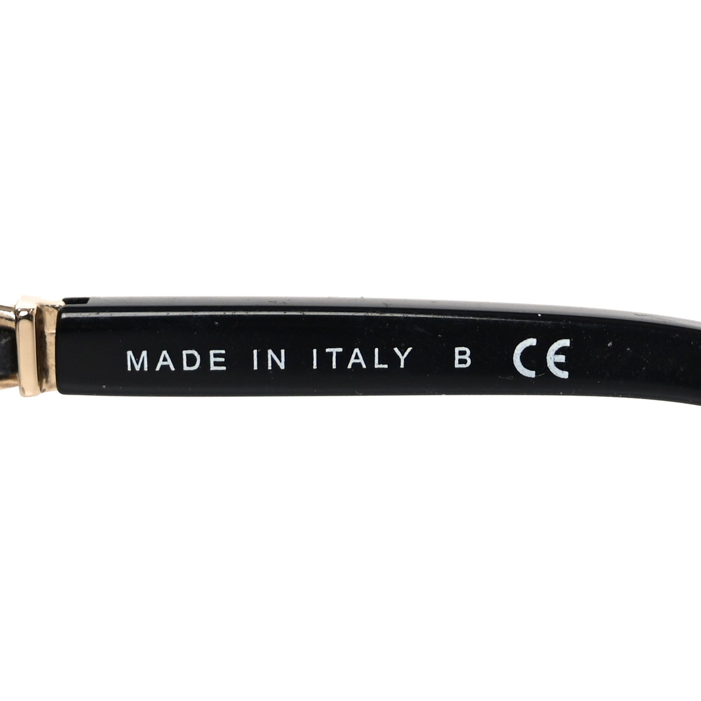 Lambskin Square Chain Sunglasses 5210-Q Black