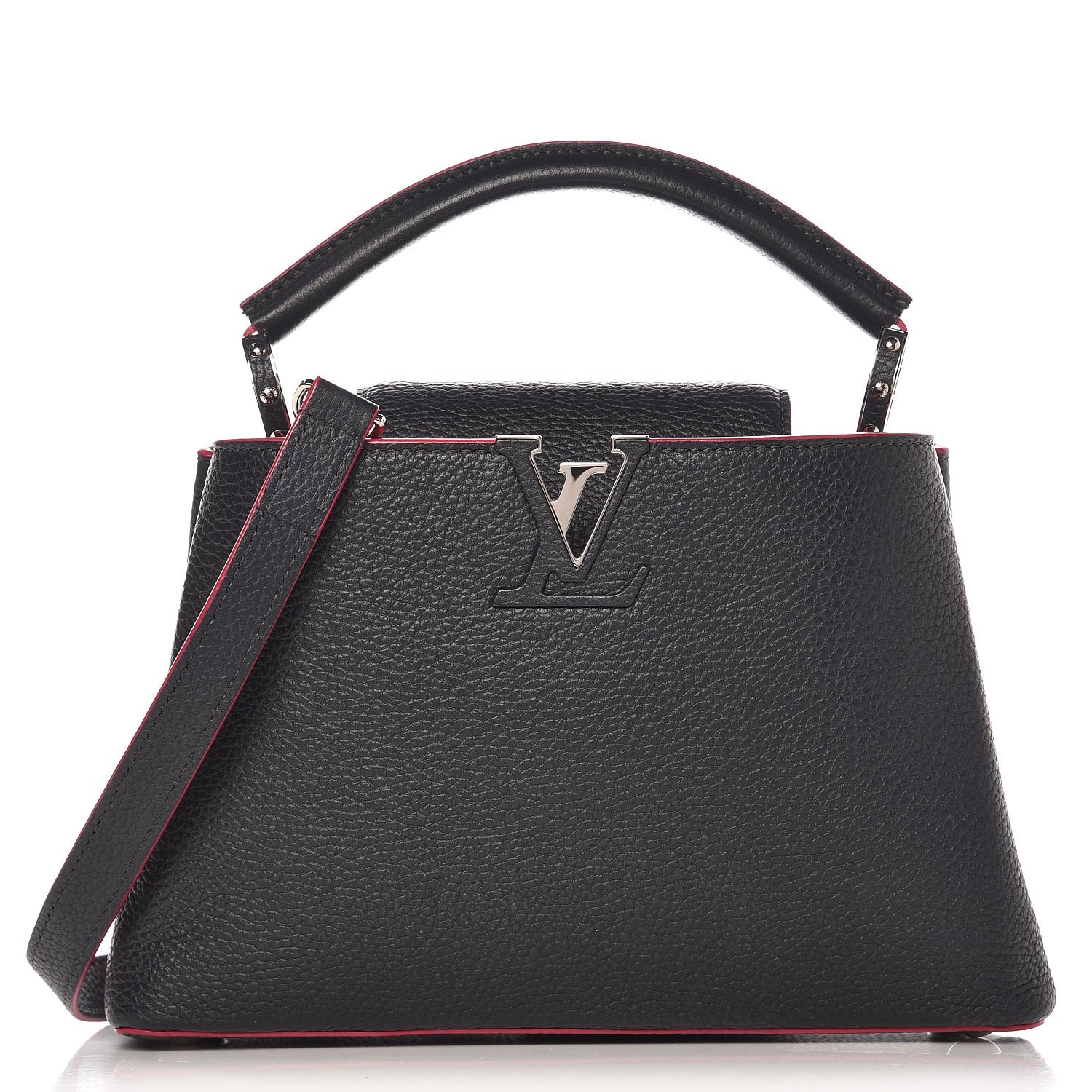 Louis Vuitton Taurillon Capucines BB Cobalt Fuchsia 1 of 10
