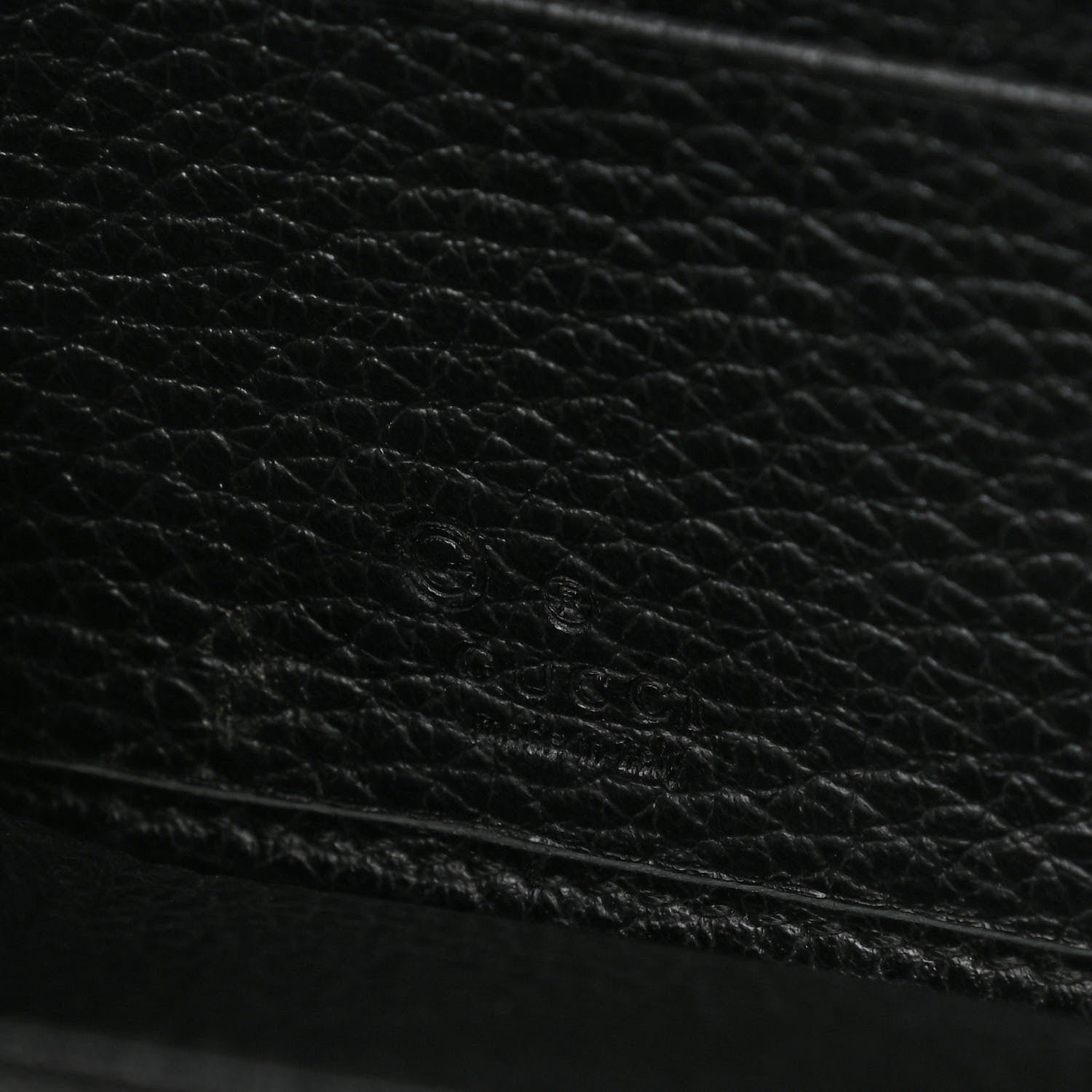 Gucci Dollar Calfskin GG Zip Around Wallet Black 6 of 8