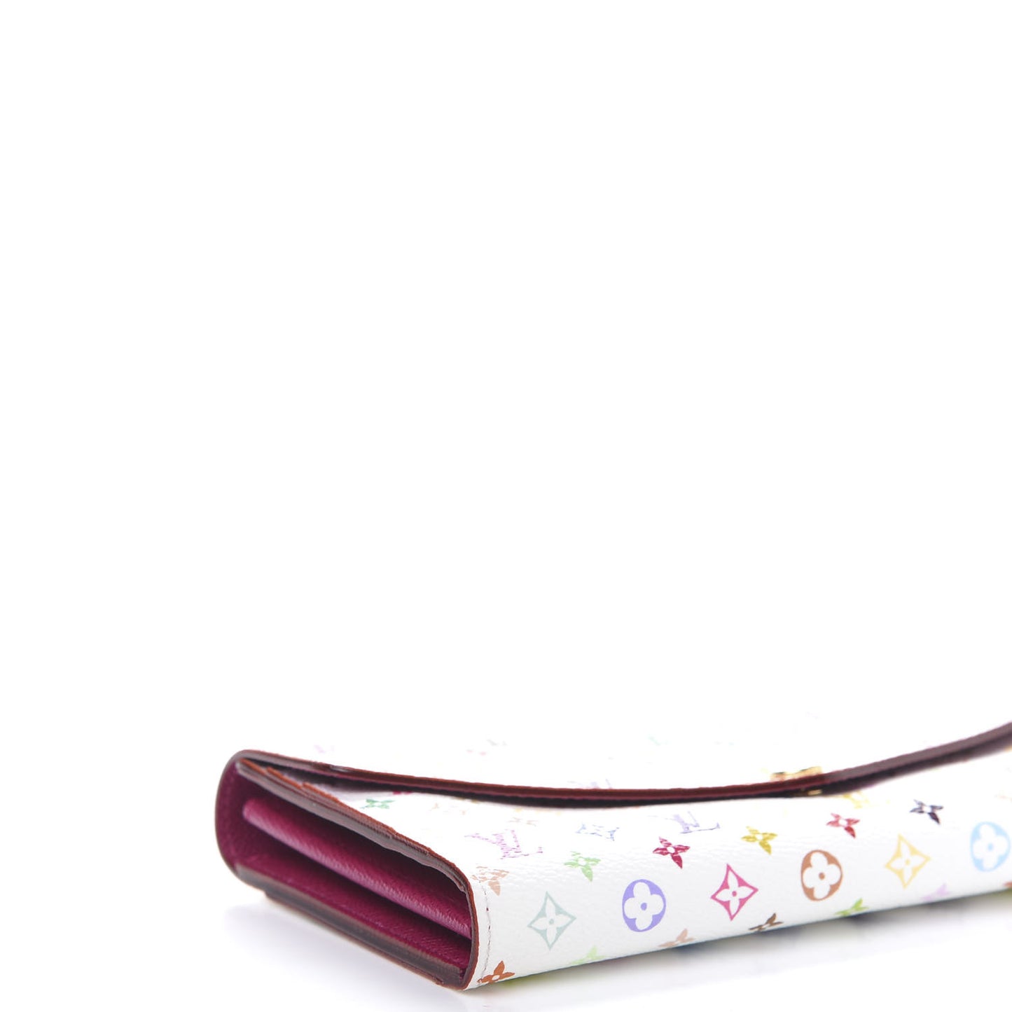 Monogram Multicolor Sarah Wallet NM White Eglantine