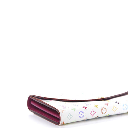 Louis Vuitton Monogram Multicolor Sarah Wallet NM White Eglantine 6 of 9