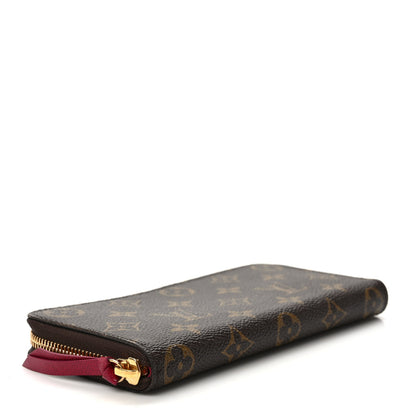 Louis Vuitton Monogram Clemence Wallet Fuchsia 4 of 6
